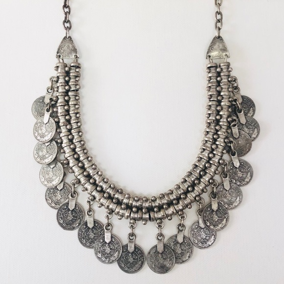 Free People Jewelry - Free People Coin Collar Necklace